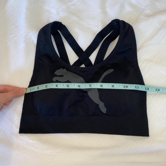 NWOT Black Puma Forever Better Seamless Sports Bra - Picture 4 of 8